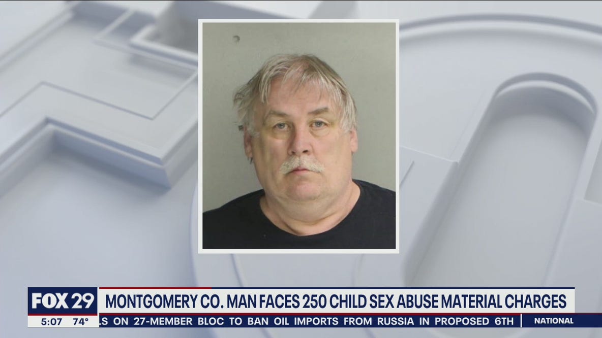Montgomery County man faces 250 child sex abuse material charges